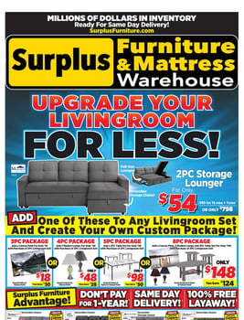 Surplus Furniture & Mattress Warehouse - 3 Weeks of Savings